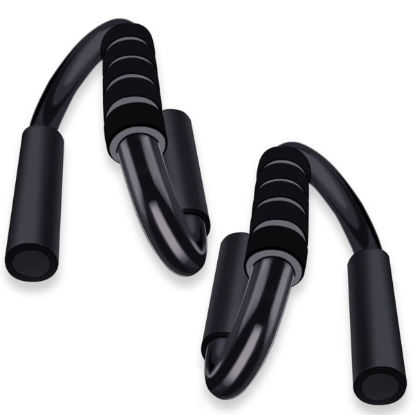 Push up Bar S Shapes Non-Slip Fitness Stand Exercise Grips Strength Workout Equipment Home Gym - Image 8